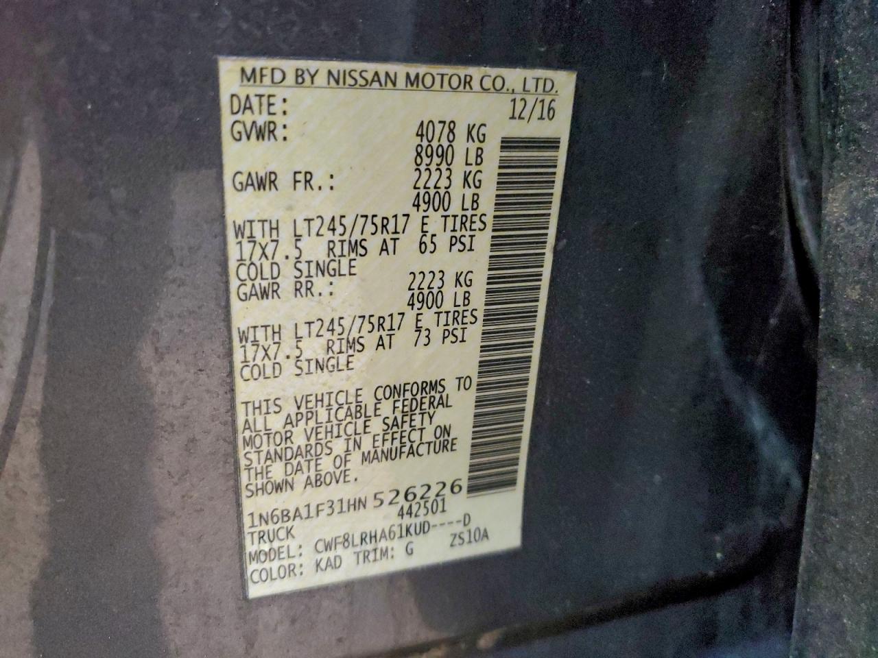 Nissan Titan S Image 8