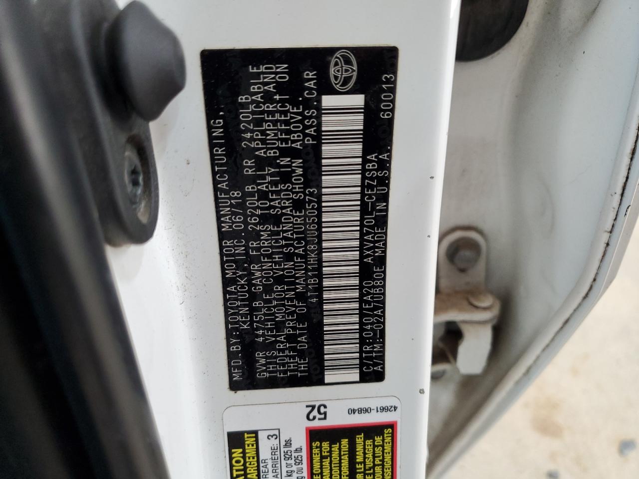 Toyota Camry L Image 5