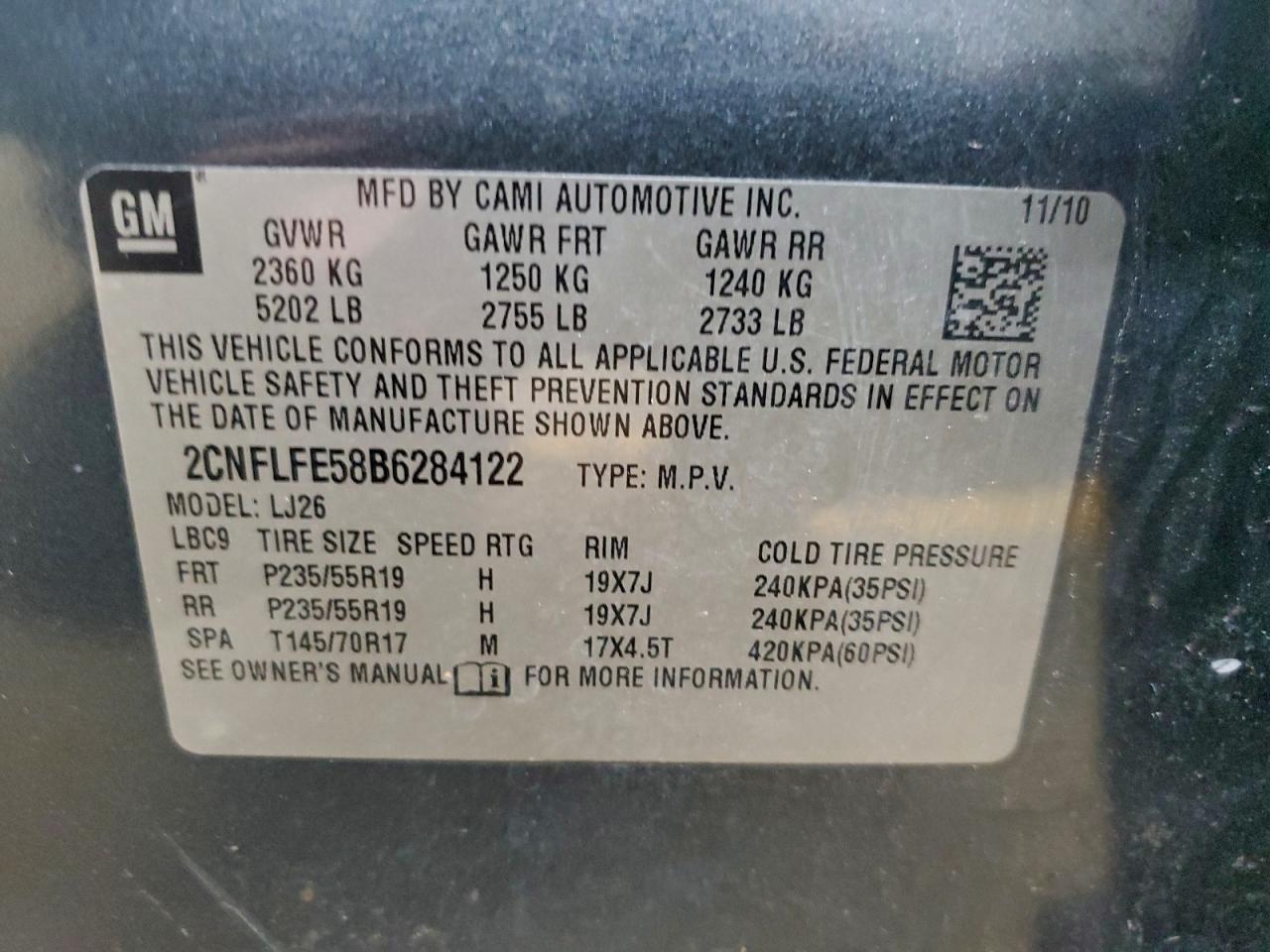 Chevrolet Equinox Ltz Image 13