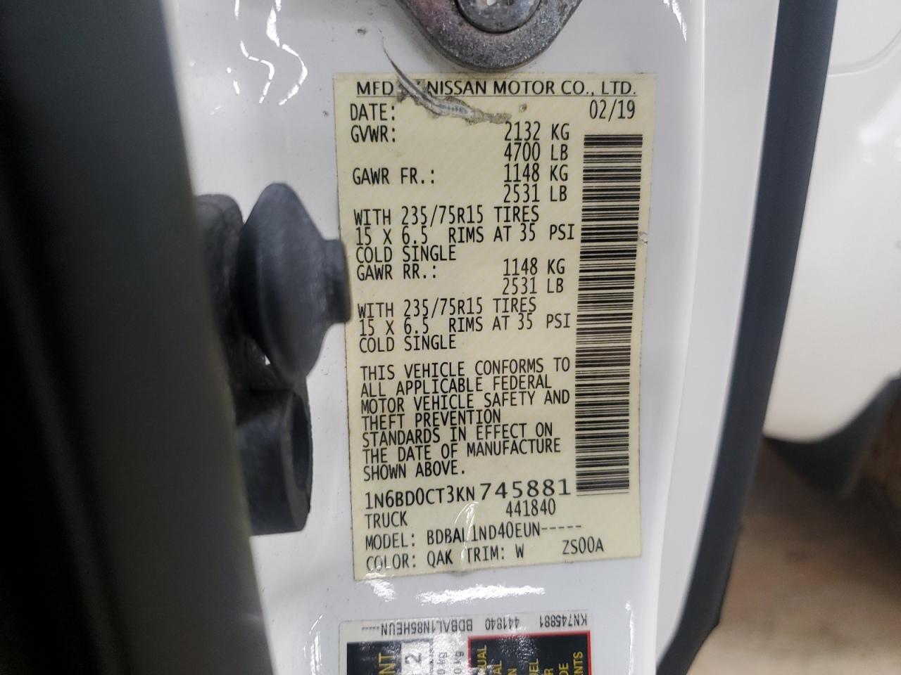 Nissan Frontier S Image 7