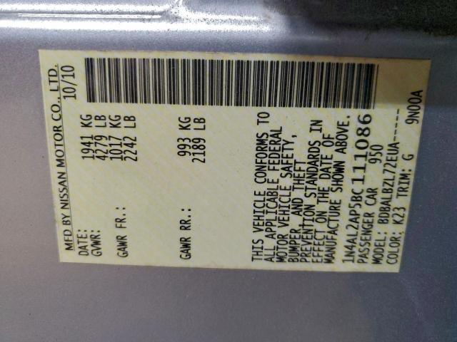 Nissan Altima Base Image 12