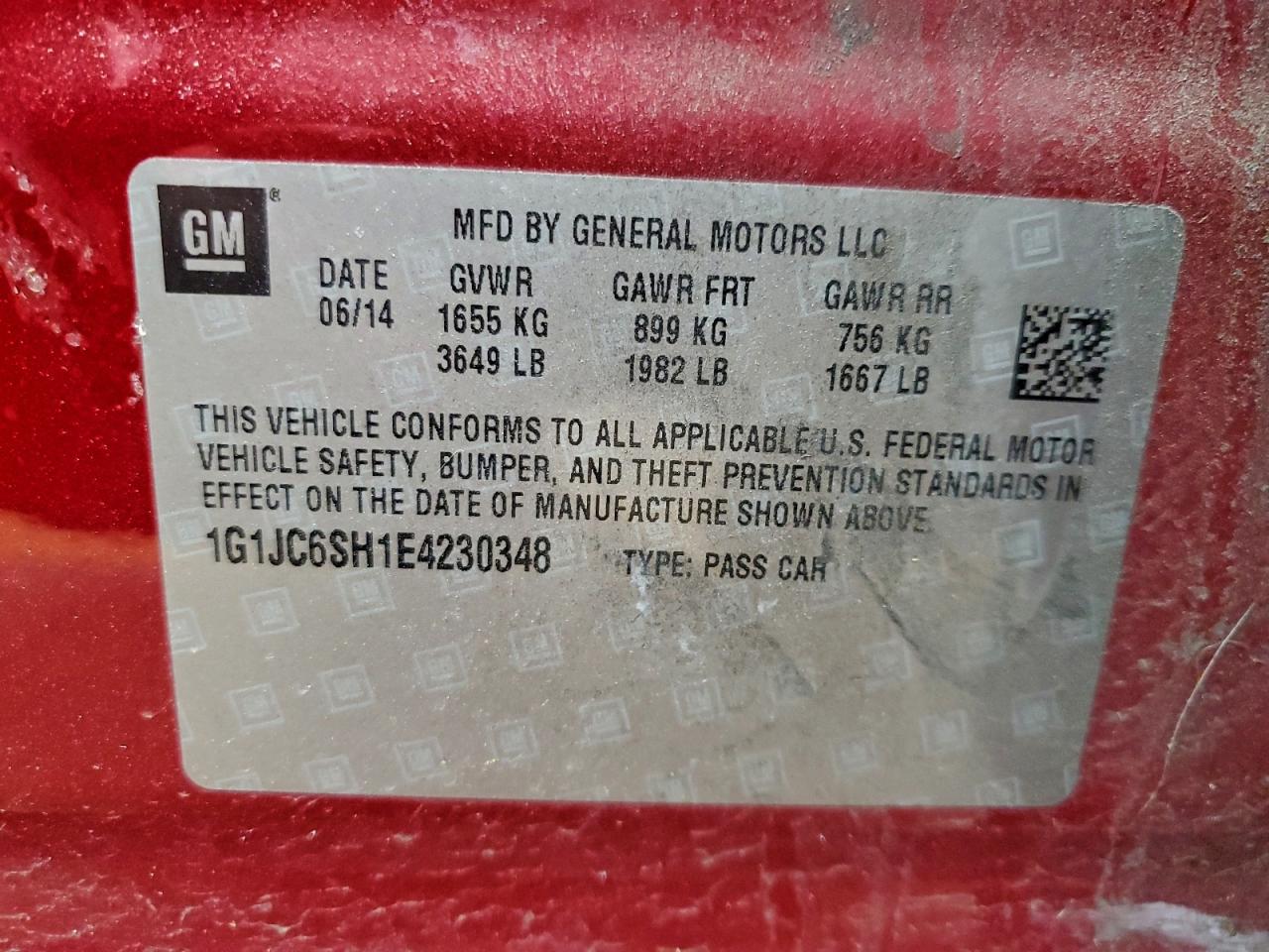 Chevrolet Sonic Lt Image 2