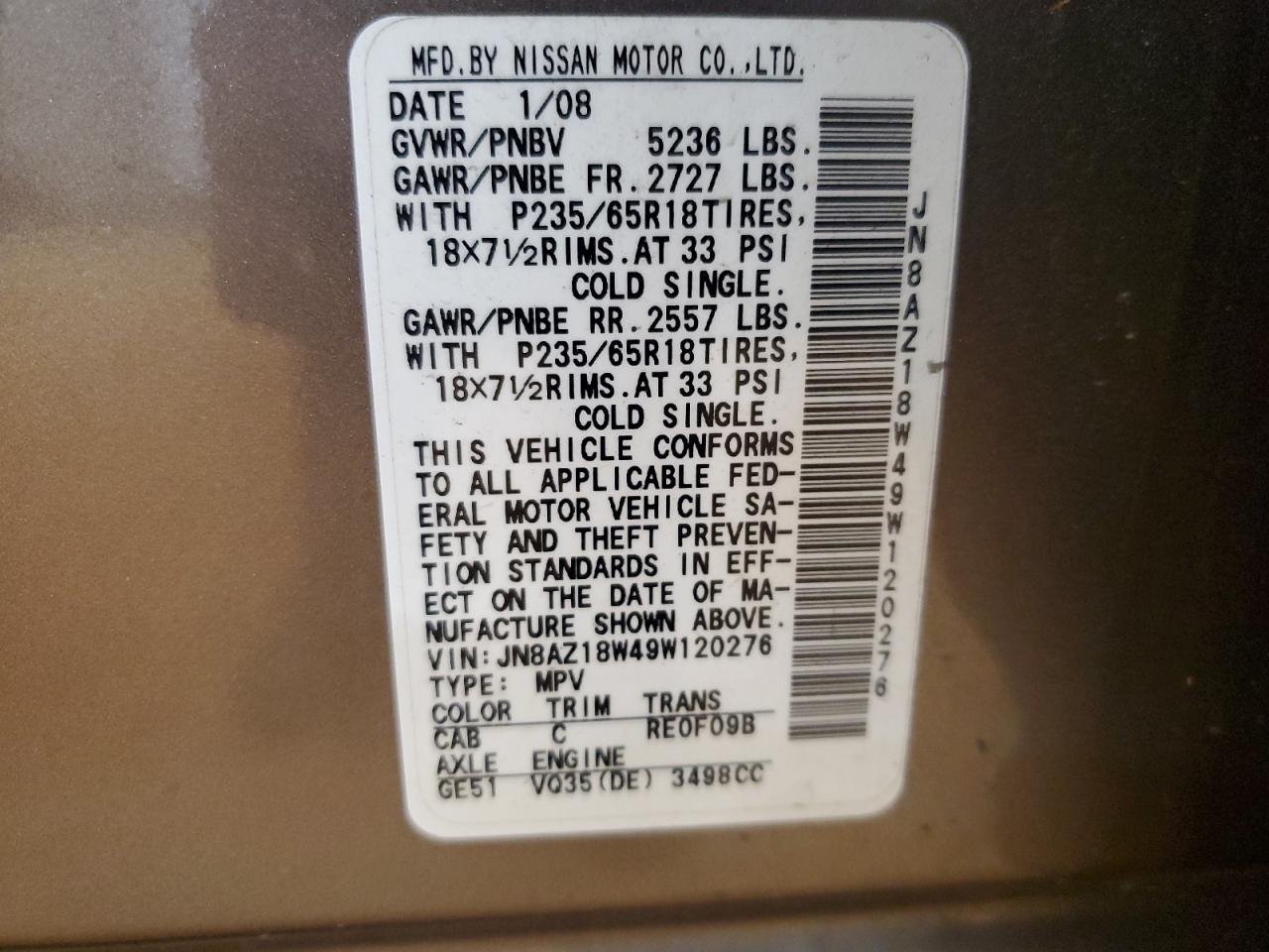 Nissan Murano S Image 10