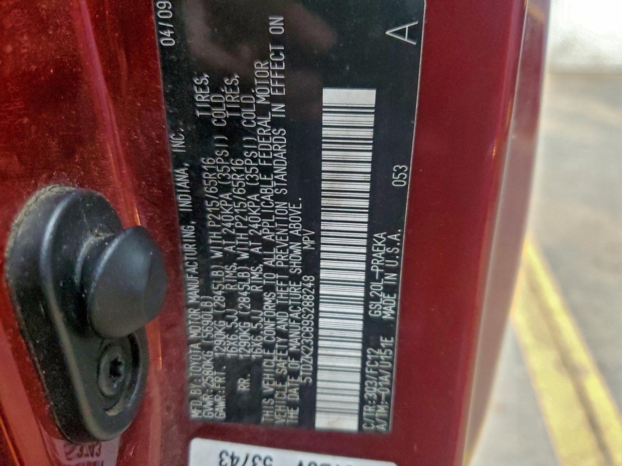 Toyota Sienna Ce Image 3