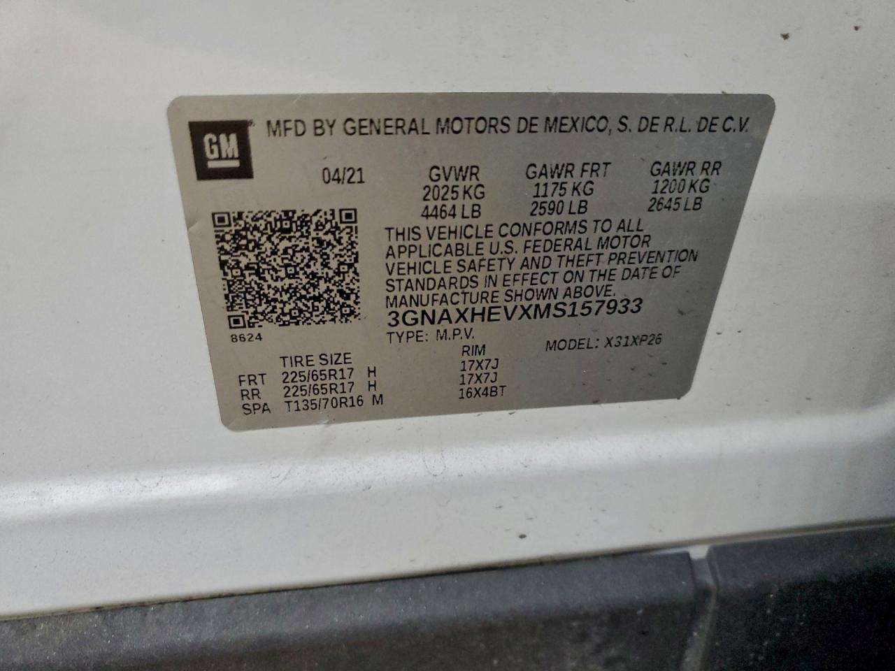 Chevrolet Equinox Ls Image 9