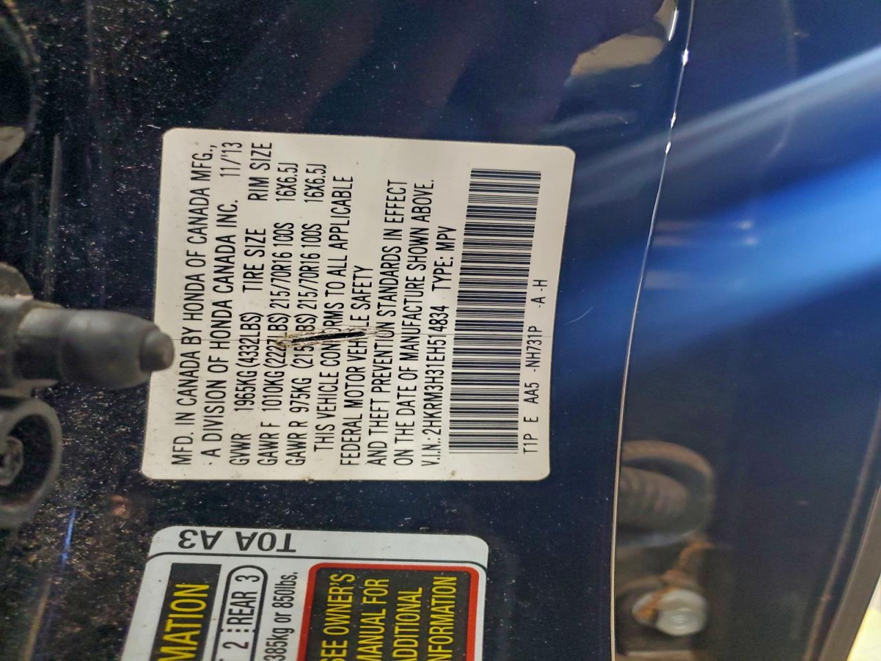 Honda Crv Lx Image 11